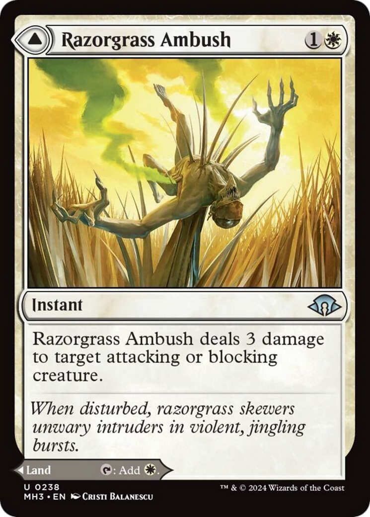 Razorgrass Ambush // Razorgrass Field [Modern Horizons 3] | Galaxy Games LLC