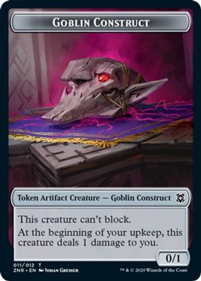 Satyr // Goblin Construct Double-Sided Token [Challenger Decks 2021 Tokens] | Galaxy Games LLC