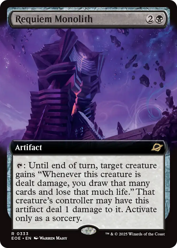 Requiem Monolith (Extended Art) [Edge of Eternities] | Galaxy Games LLC