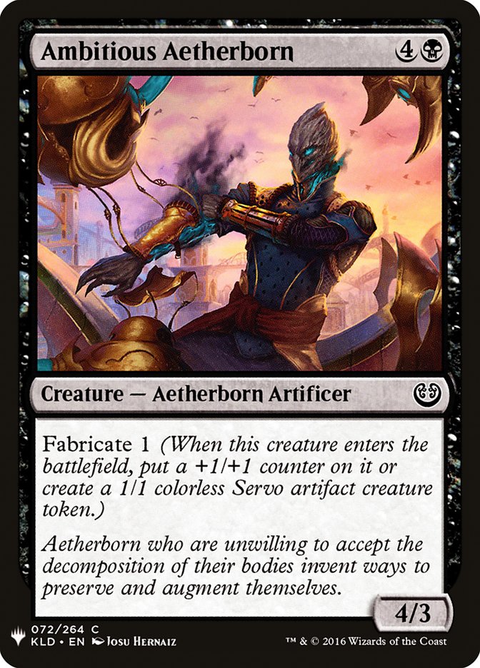 Ambitious Aetherborn [Mystery Booster] | Galaxy Games LLC