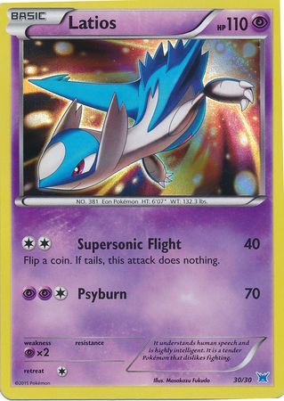 Latios (30/30) [XY: Trainer Kit 2 - Latios] | Galaxy Games LLC