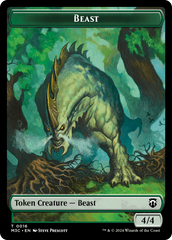 Beast (0016) // Copy Double-Sided Token [Modern Horizons 3 Commander Tokens] | Galaxy Games LLC