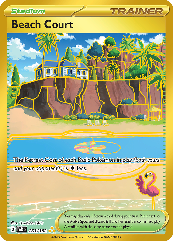 Beach Court (263/182) [Scarlet & Violet: Paradox Rift] | Galaxy Games LLC