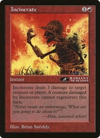 Incinerate (Oversized) [Oversize Cards] | Galaxy Games LLC