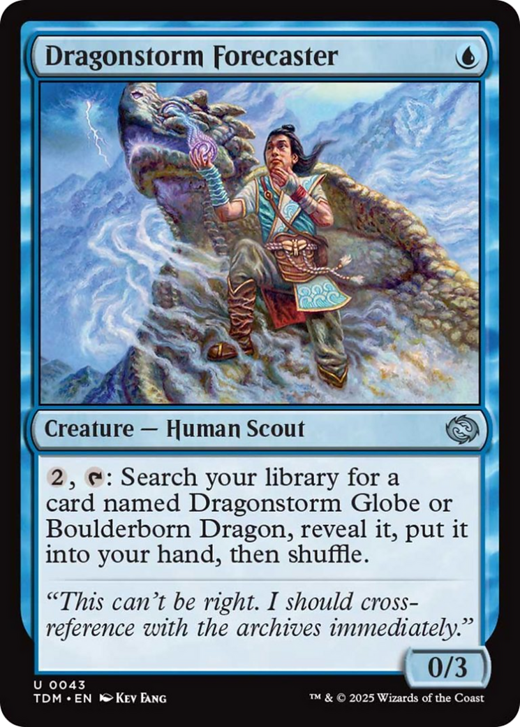 Dragonstorm Forecaster [Tarkir: Dragonstorm] | Galaxy Games LLC
