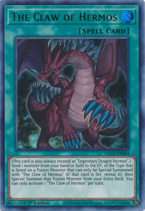 The Claw of Hermos (Green) [DLCS-EN064] Ultra Rare | Galaxy Games LLC