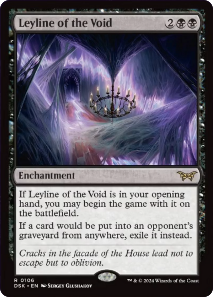 Leyline of the Void [Duskmourn: House of Horror] | Galaxy Games LLC