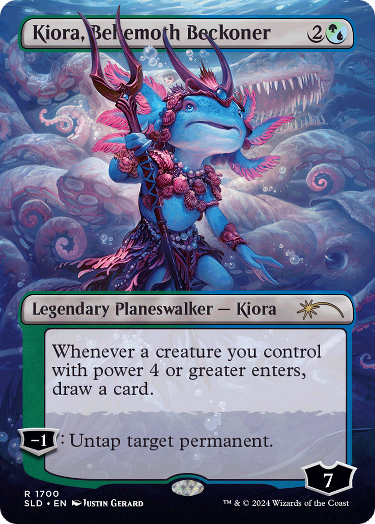 Kiora, Behemoth Beckoner (Rainbow Foil) [Secret Lair Drop Series] | Galaxy Games LLC