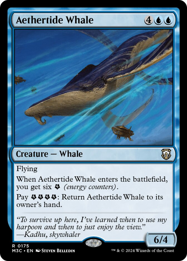 Aethertide Whale [Modern Horizons 3 Commander] | Galaxy Games LLC