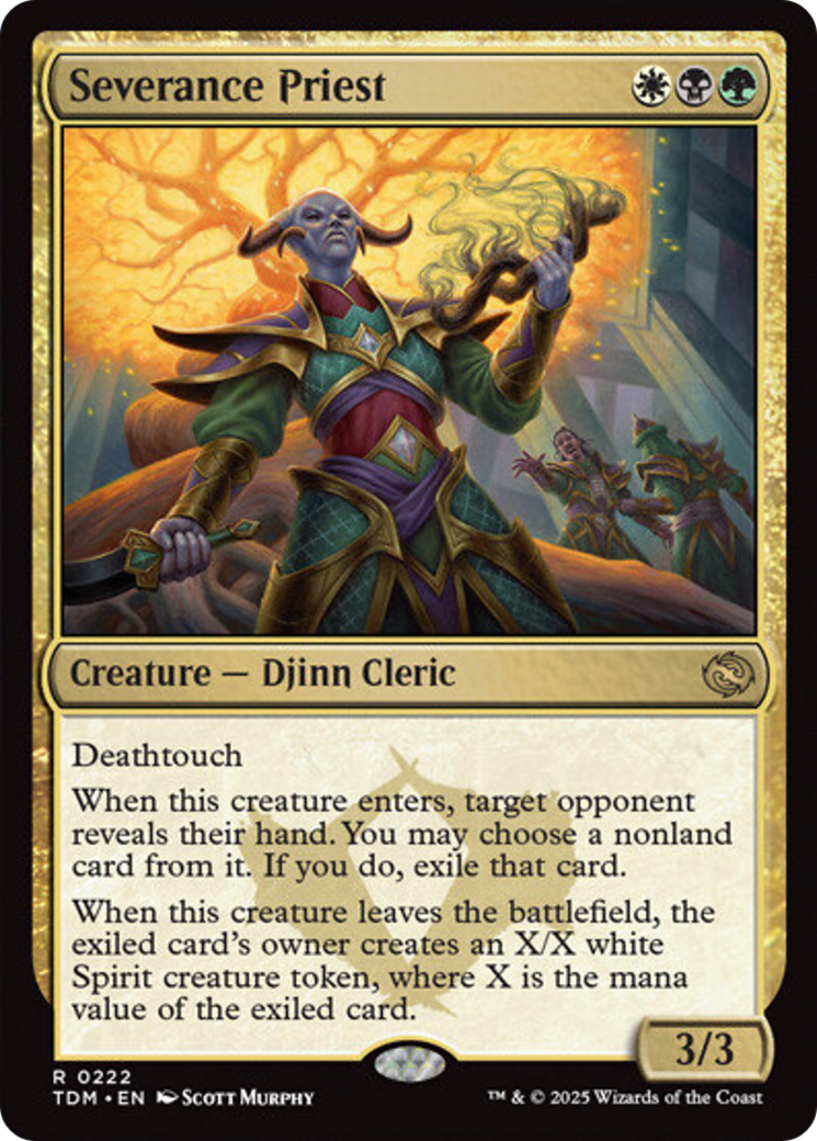 Severance Priest [Tarkir: Dragonstorm] | Galaxy Games LLC