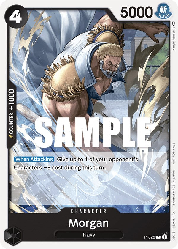 Morgan (Pirates Party Vol. 2) [One Piece Promotion Cards] | Galaxy Games LLC