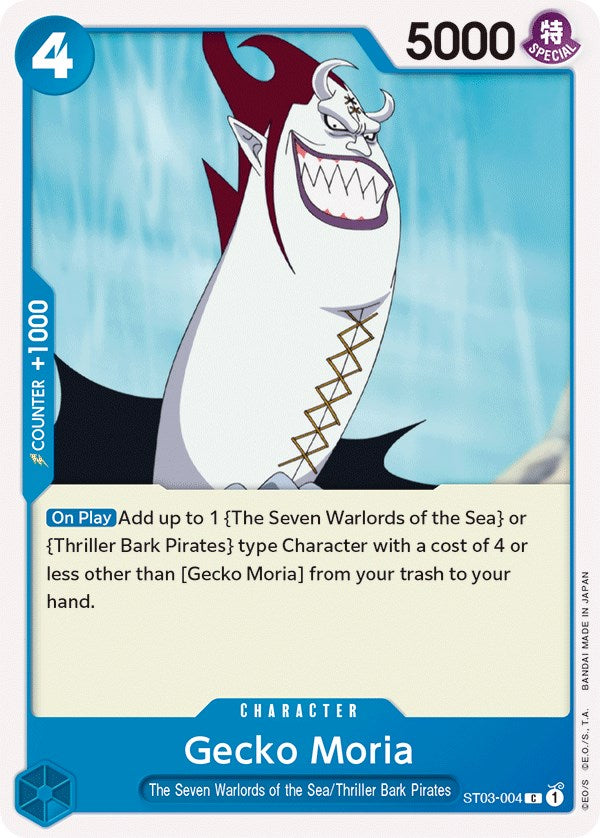 Gecko Moria [Starter Deck: The Seven Warlords of The Sea] | Galaxy Games LLC