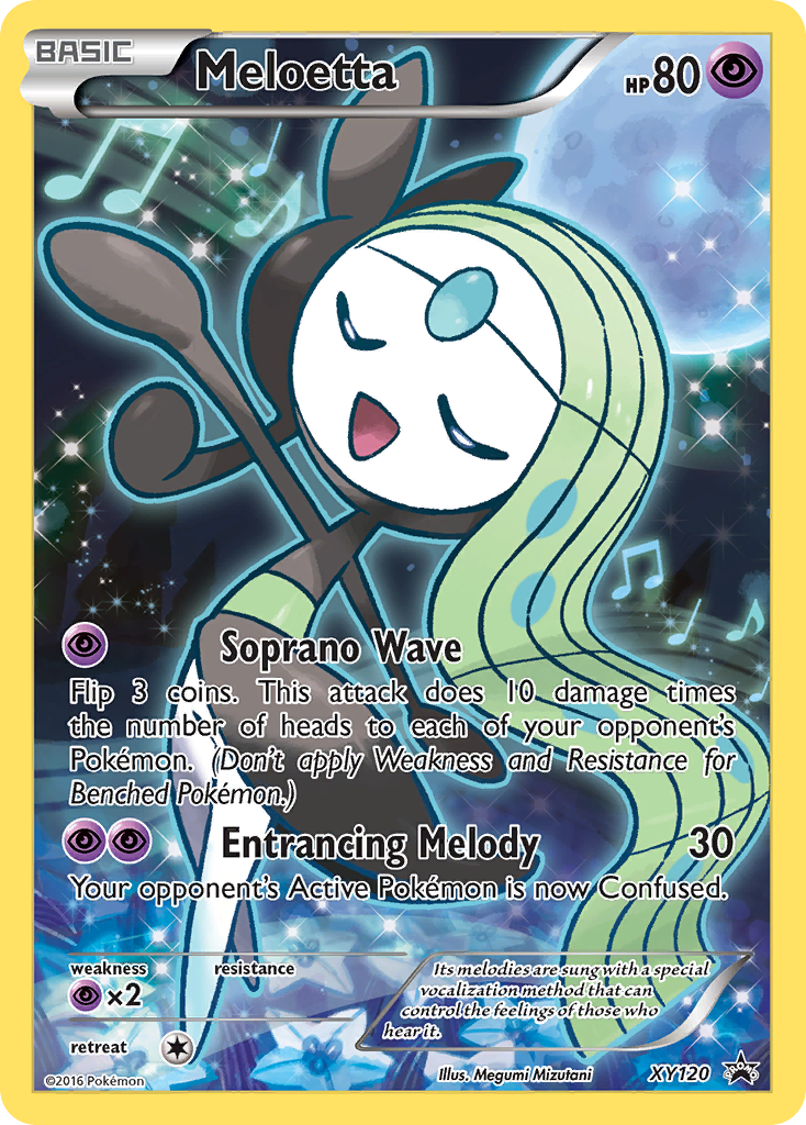 Meloetta (XY120) [XY: Black Star Promos] | Galaxy Games LLC