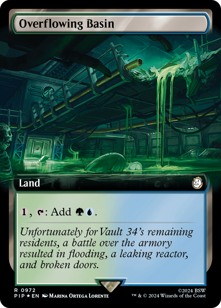 Overflowing Basin (Extended Art) (Surge Foil) [Fallout] | Galaxy Games LLC