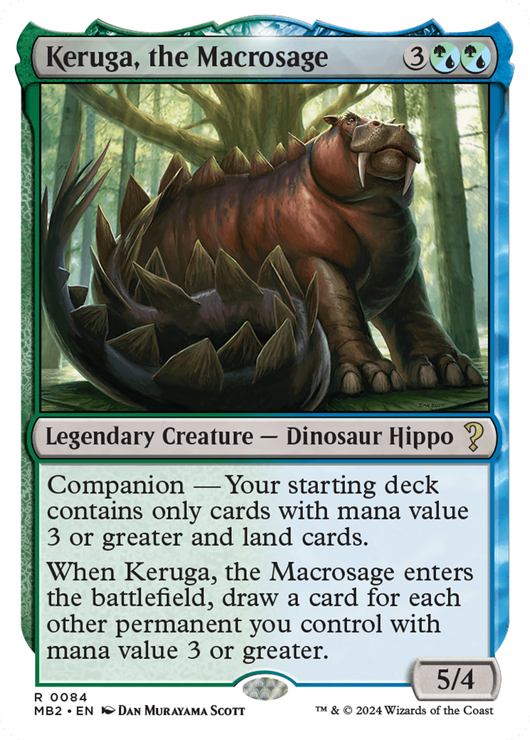 Keruga, the Macrosage (White Border) [Mystery Booster 2] | Galaxy Games LLC