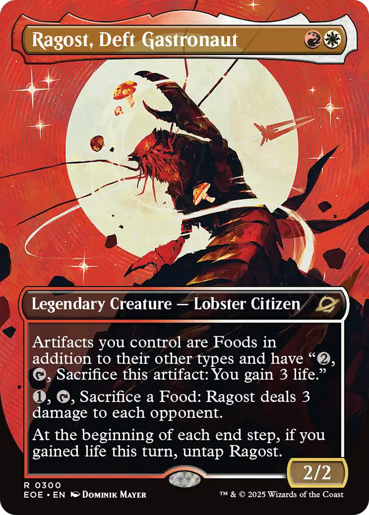 Ragost, Deft Gastronaut (Borderless) [Edge of Eternities] | Galaxy Games LLC