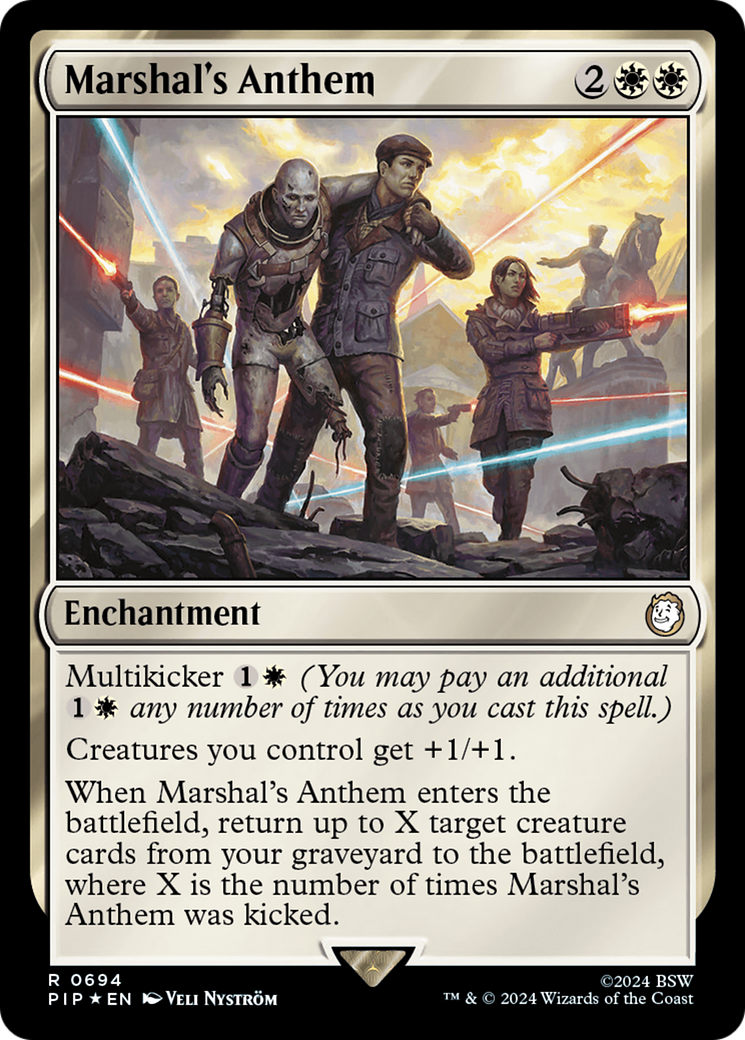 Marshal's Anthem (Surge Foil) [Fallout] | Galaxy Games LLC
