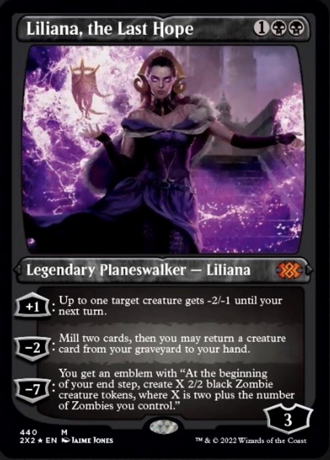 Liliana, the Last Hope (Foil Etched) [Double Masters 2022] | Galaxy Games LLC