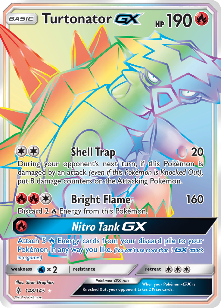 Turtonator GX (148/145) [Sun & Moon: Guardians Rising] | Galaxy Games LLC