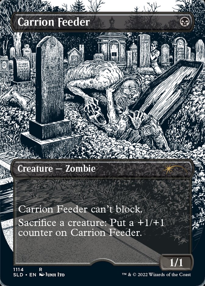 Carrion Feeder (Borderless Etched Foil) [Secret Lair Drop Series] | Galaxy Games LLC