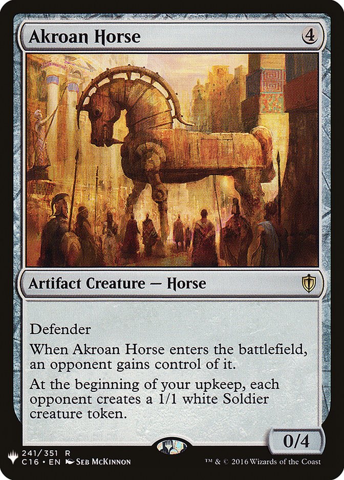 Akroan Horse [Mystery Booster] | Galaxy Games LLC