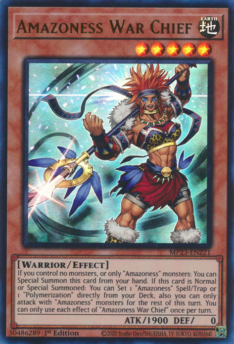 Amazoness War Chief [MP23-EN221] Ultra Rare | Galaxy Games LLC