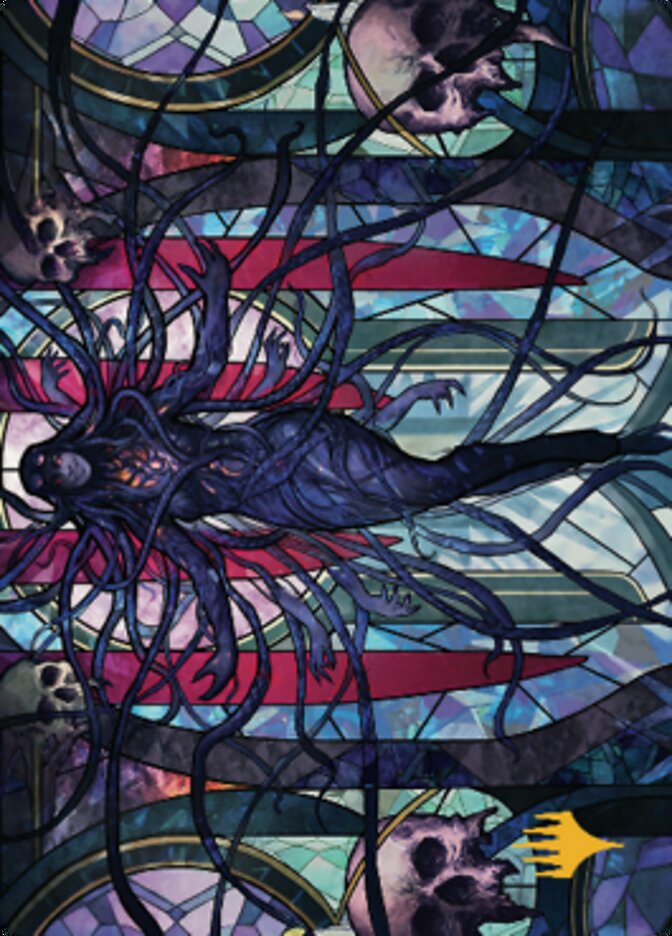 Braids, Arisen Nightmare Art Card 2 (Gold-Stamped Signature) [Dominaria United Art Series] | Galaxy Games LLC