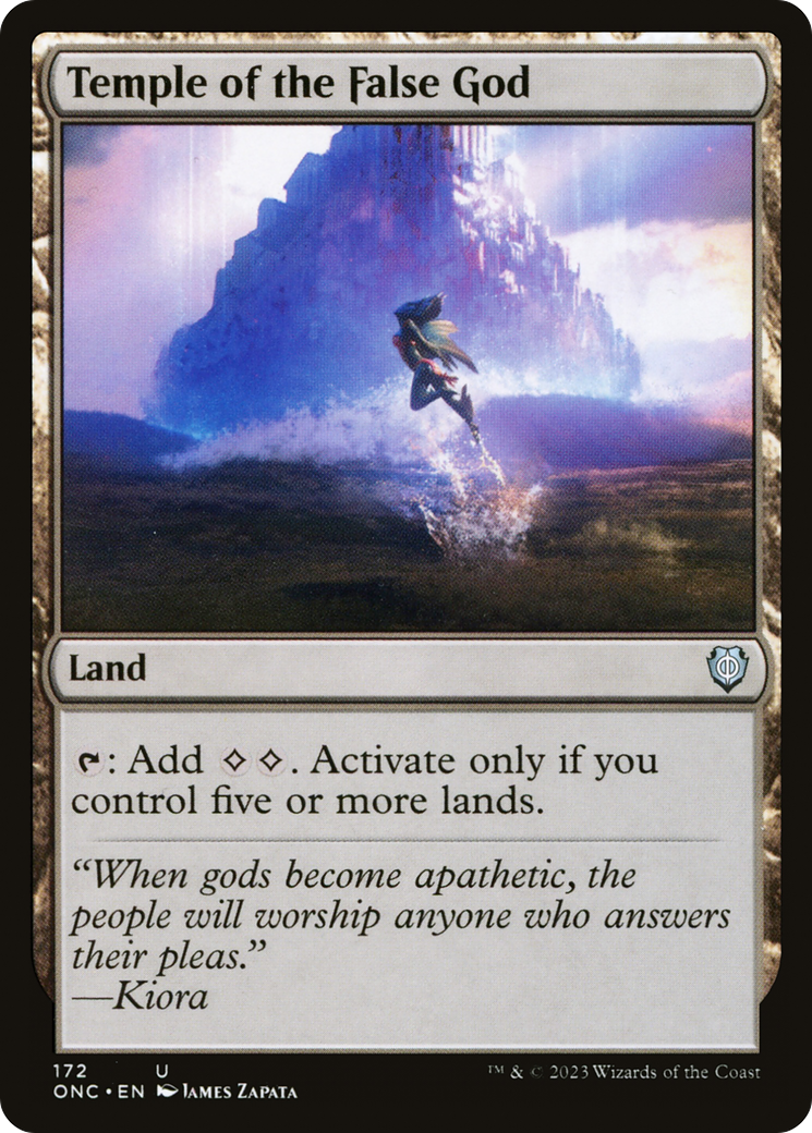 Temple of the False God [Phyrexia: All Will Be One Commander] | Galaxy Games LLC