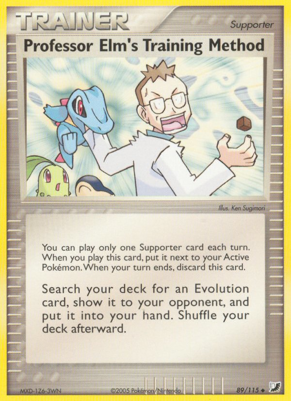 Professor Elm's Training Method (89/115) [EX: Unseen Forces] | Galaxy Games LLC