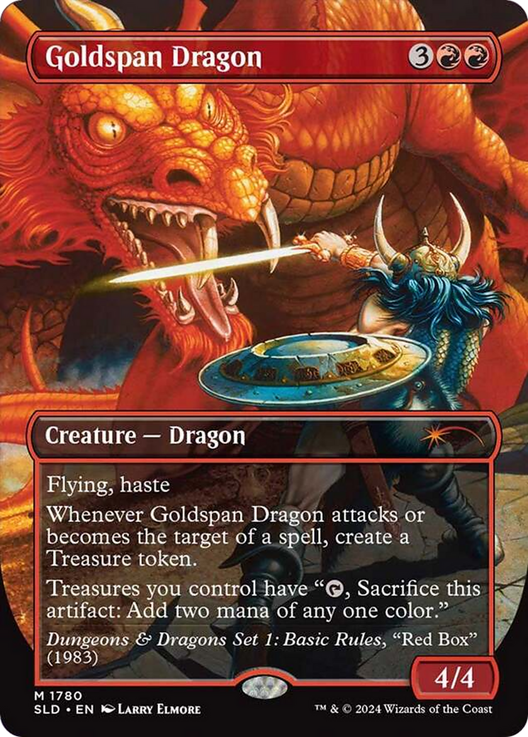 Goldspan Dragon (Rainbow Foil) [Secret Lair Drop Series] | Galaxy Games LLC