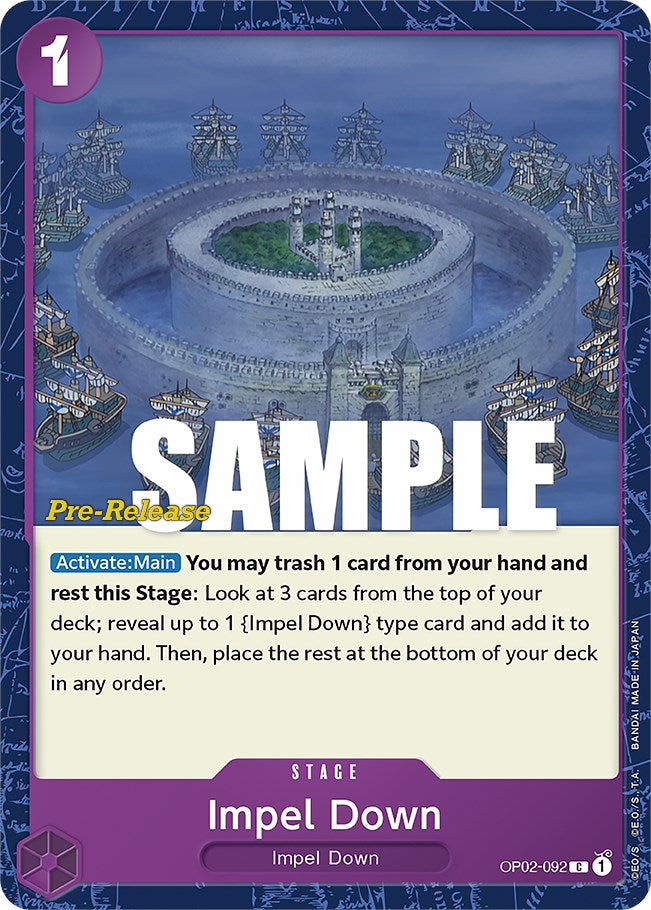 Impel Down [Paramount War Pre-Release Cards] | Galaxy Games LLC