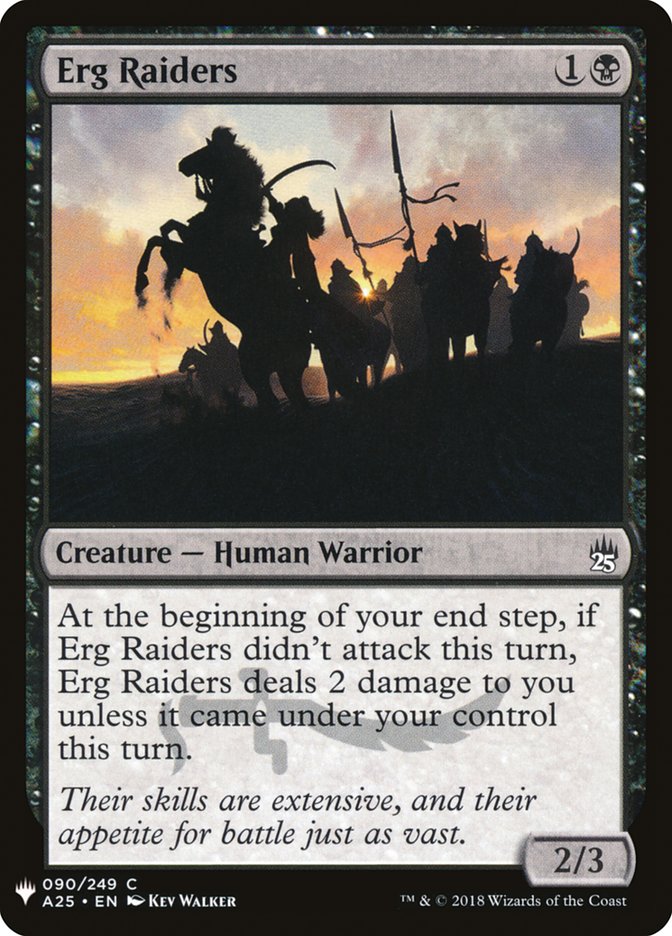Erg Raiders [Mystery Booster] | Galaxy Games LLC