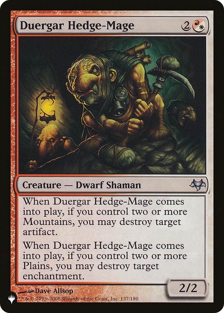 Duergar Hedge-Mage [The List] | Galaxy Games LLC