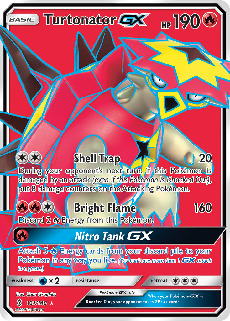 Turtonator GX (131/145) [Sun & Moon: Guardians Rising] | Galaxy Games LLC