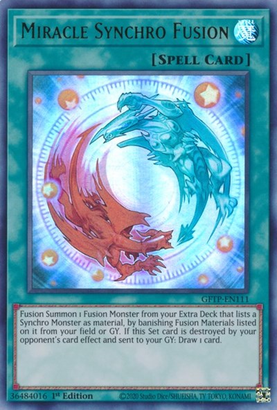 Miracle Synchro Fusion [GFTP-EN111] Ultra Rare | Galaxy Games LLC