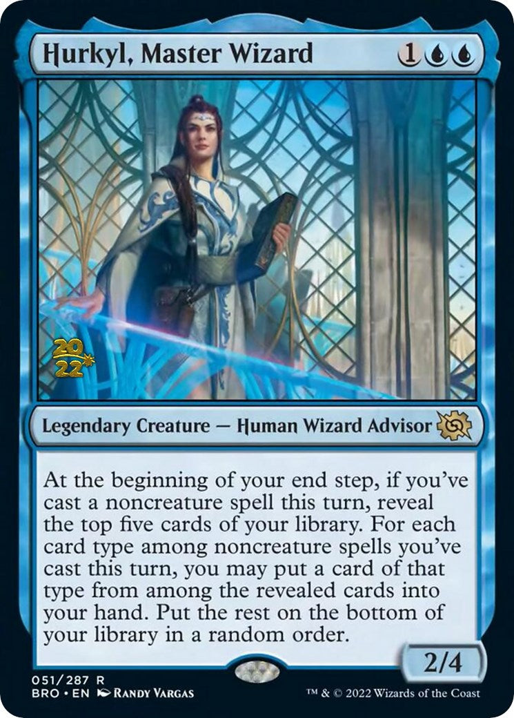 Hurkyl, Master Wizard [The Brothers' War Prerelease Promos] | Galaxy Games LLC