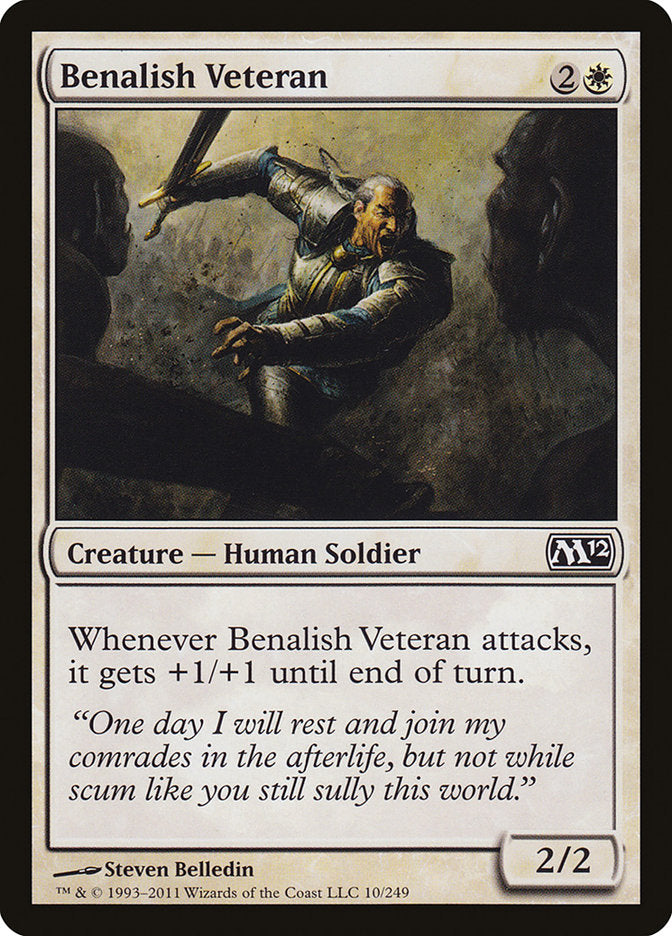 Benalish Veteran [Magic 2012] | Galaxy Games LLC
