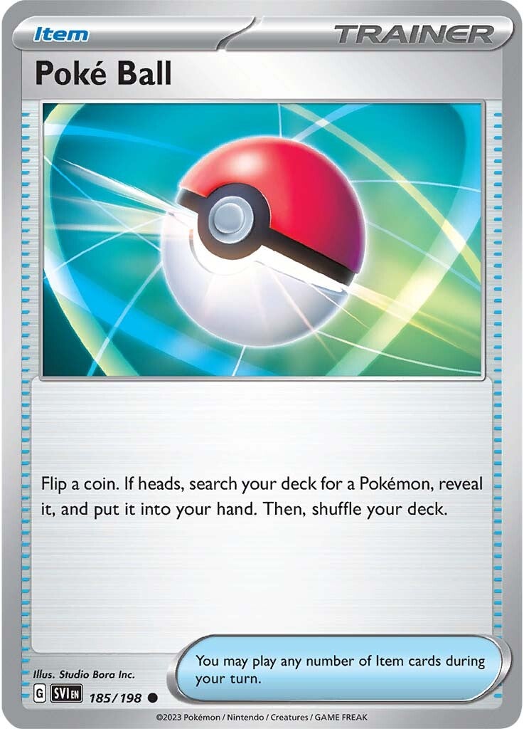 Poke Ball (185/198) [Scarlet & Violet: Base Set] | Galaxy Games LLC