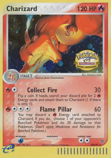 Charizard (100/97) (National Championship 2004) [League & Championship Cards] | Galaxy Games LLC