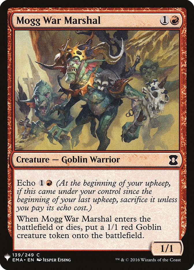 Mogg War Marshal [Mystery Booster] | Galaxy Games LLC