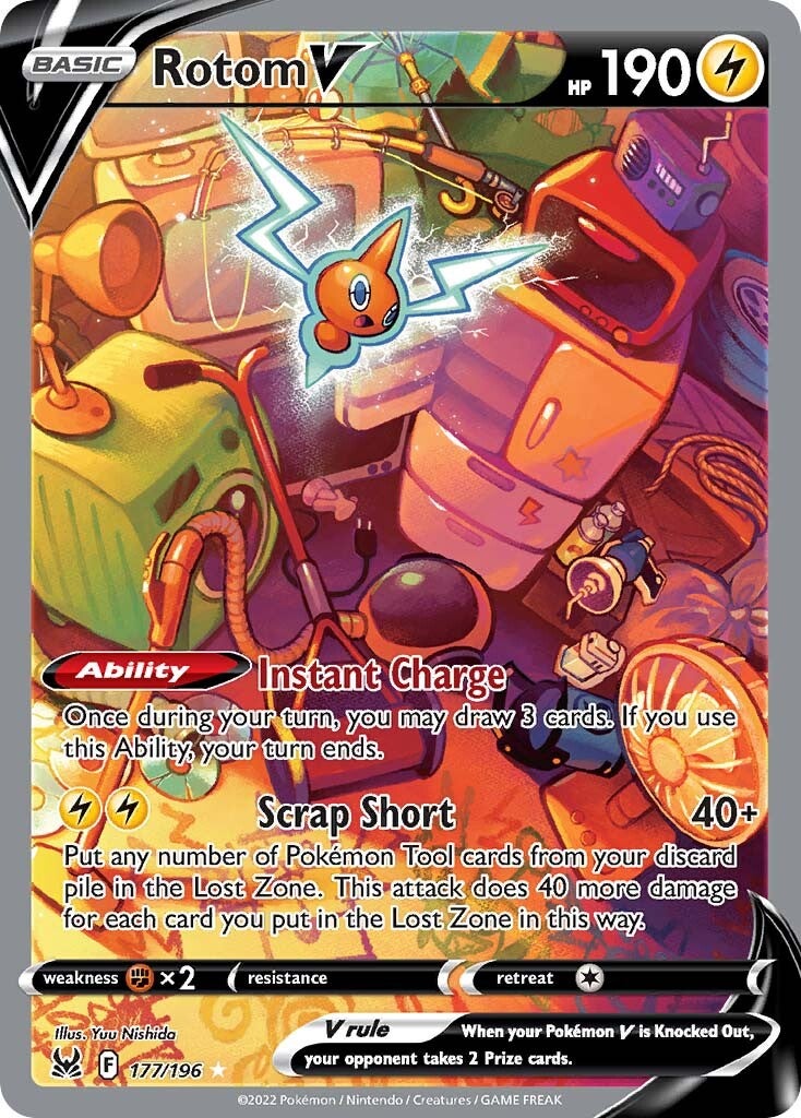 Rotom V (177/196) [Sword & Shield: Lost Origin] | Galaxy Games LLC