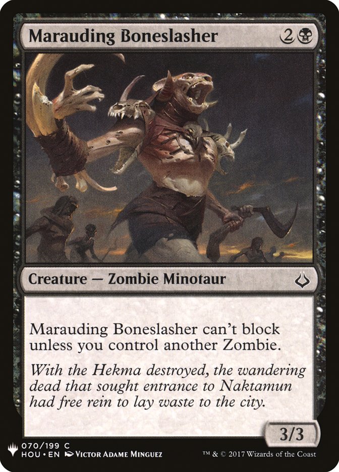 Marauding Boneslasher [Mystery Booster] | Galaxy Games LLC