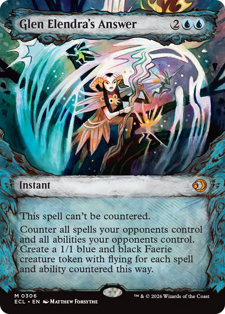 Glen Elendra's Answer (Showcase) [Lorwyn Eclipsed] | Galaxy Games LLC