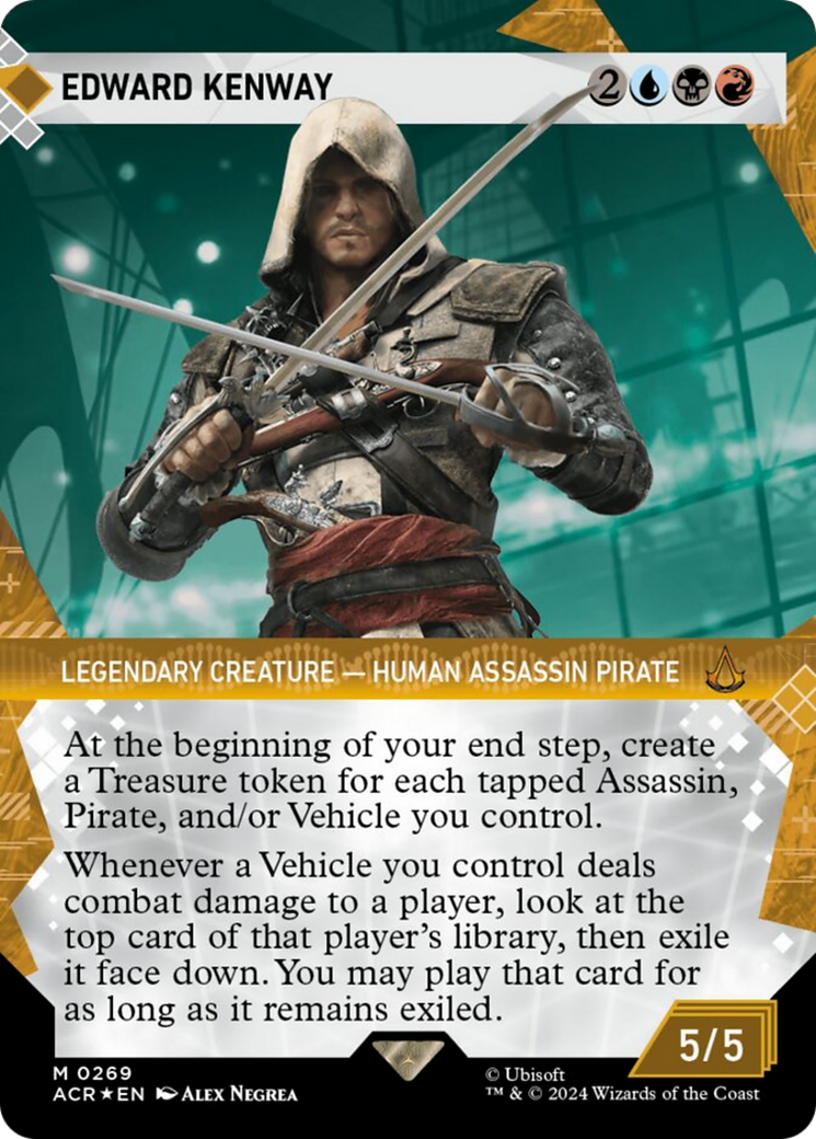 Edward Kenway (Showcase) (Textured Foil) [Assassin's Creed] | Galaxy Games LLC