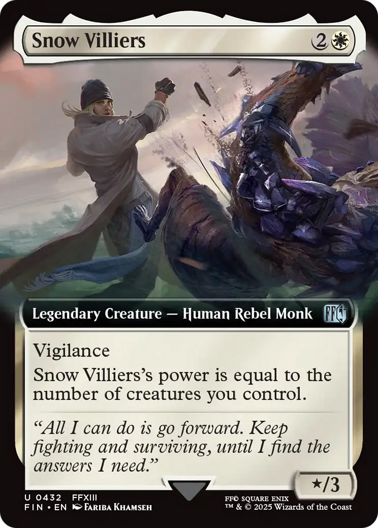 Snow Villiers (Extended Art) [FINAL FANTASY] | Galaxy Games LLC