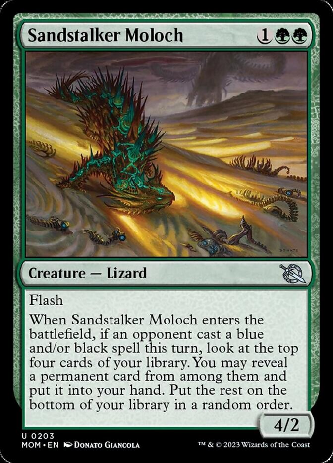 Sandstalker Moloch [March of the Machine] | Galaxy Games LLC