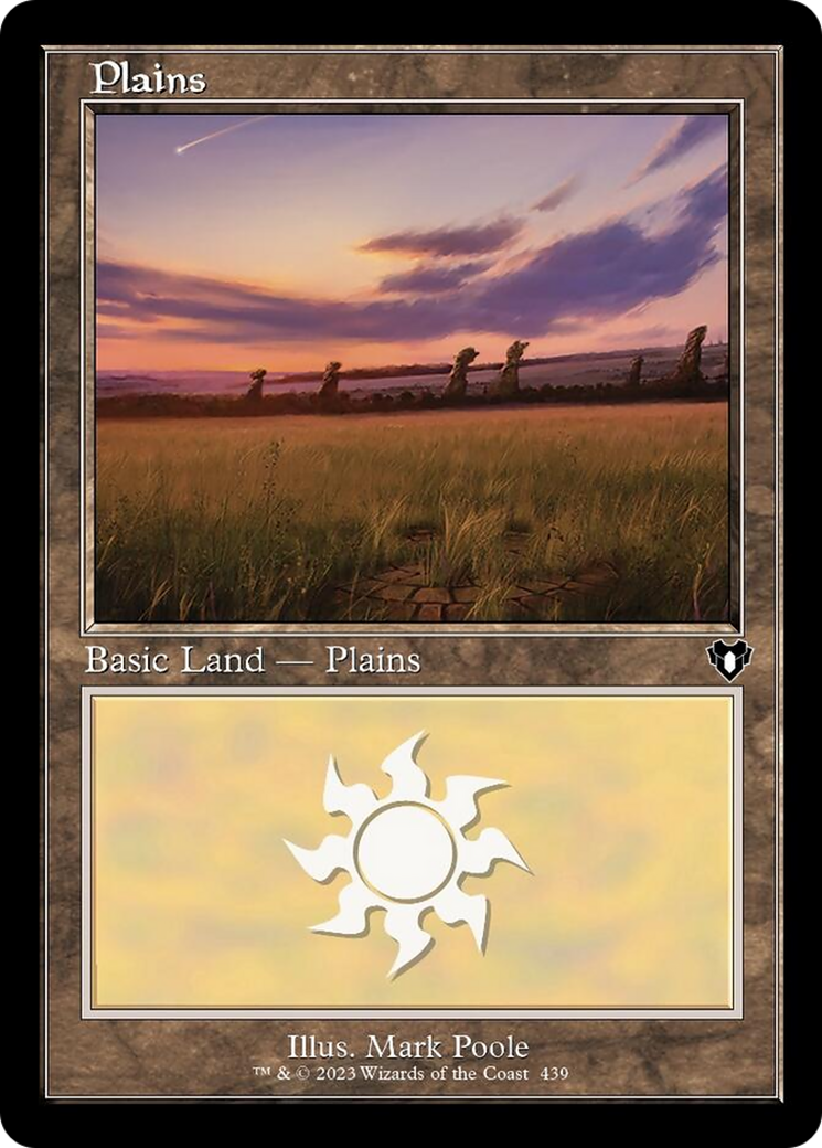 Plains (439) (Retro) [Commander Masters] | Galaxy Games LLC