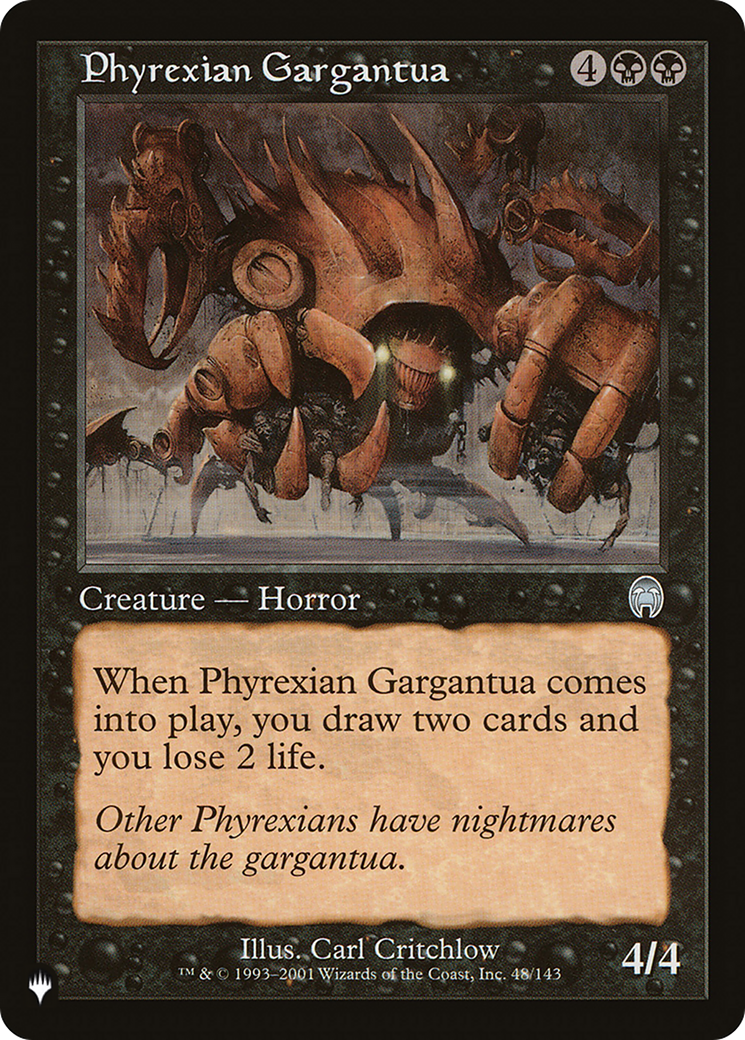 Phyrexian Gargantua [The List] | Galaxy Games LLC