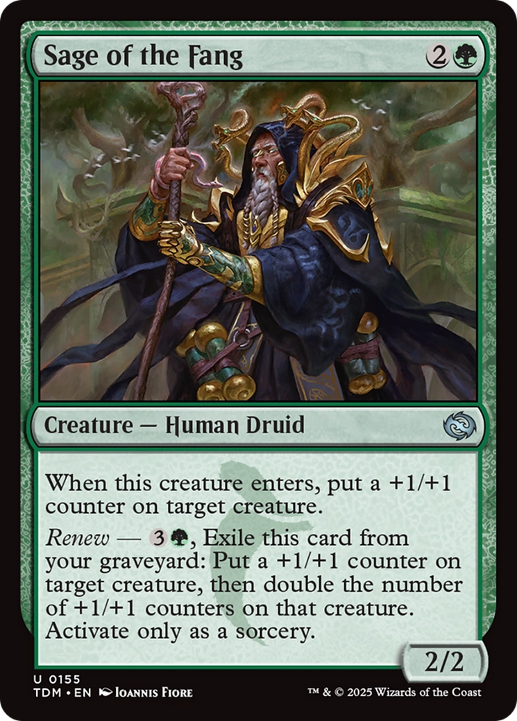 Sage of the Fang [Tarkir: Dragonstorm] | Galaxy Games LLC