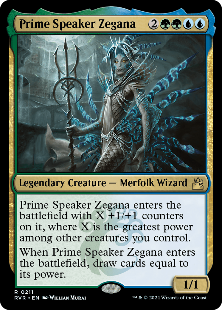 Prime Speaker Zegana [Ravnica Remastered] | Galaxy Games LLC